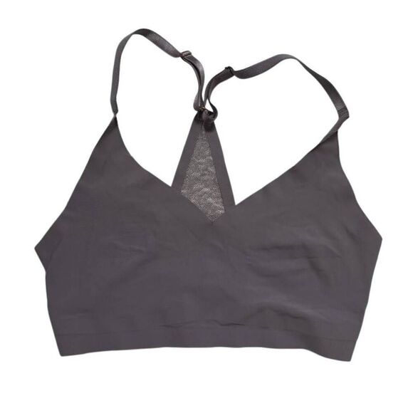 Danskin Intimates Women's Size Small Gray Lace Racerback Bralette - Picture 1 of 3